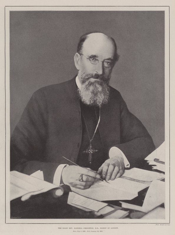 Der ehrwürdige Mandell Creighton, DD, Bischof von London von English Photographer
