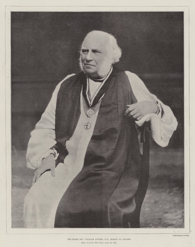Der Hochwürdigste William Stubbs, DD, Bischof von Oxford von English Photographer
