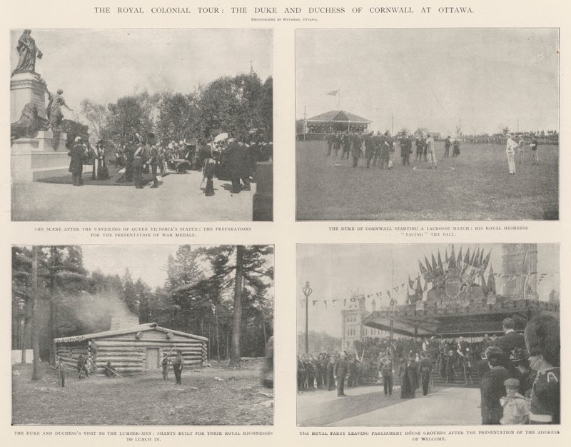Die königliche Kolonialreise, der Herzog und die Herzogin von Cornwall in Ottawa von English Photographer