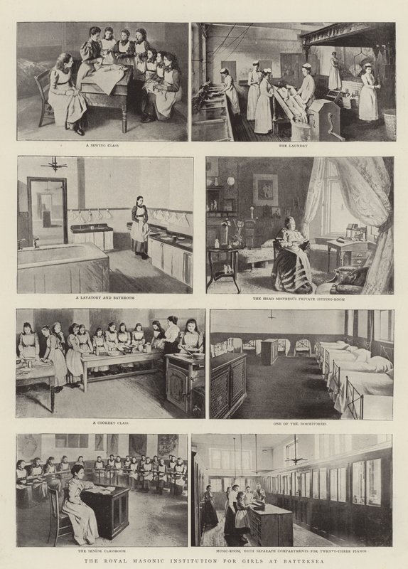 Die Royal Masonic Institution for Girls in Battersea von English Photographer