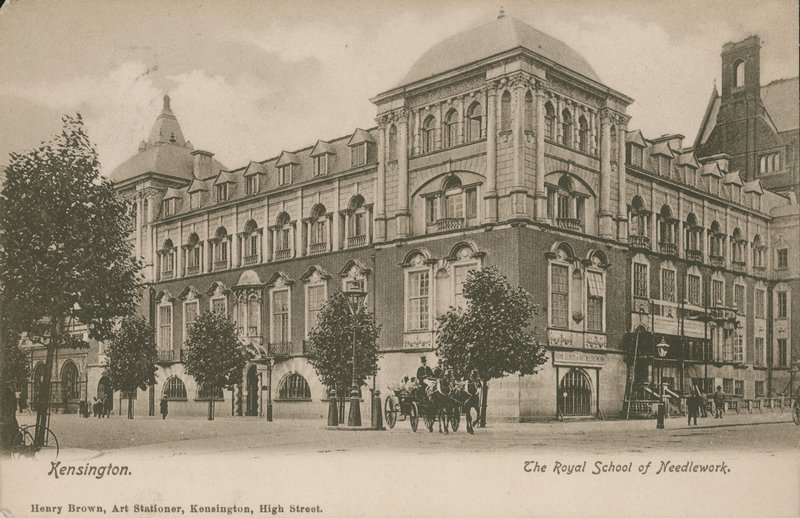 Die Königliche Stickschule, Kensington, London von English Photographer