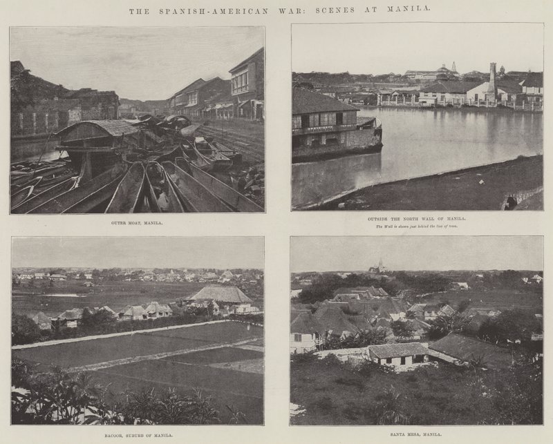 Der Spanisch-Amerikanische Krieg, Szenen in Manila von English Photographer