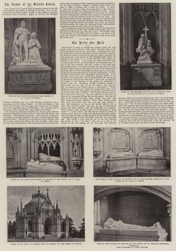 Die Gräber der Familie Orleans von English Photographer