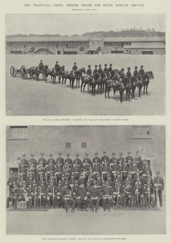 Die Transvaal-Krise, britische Truppen für den Dienst in Südafrika von English Photographer