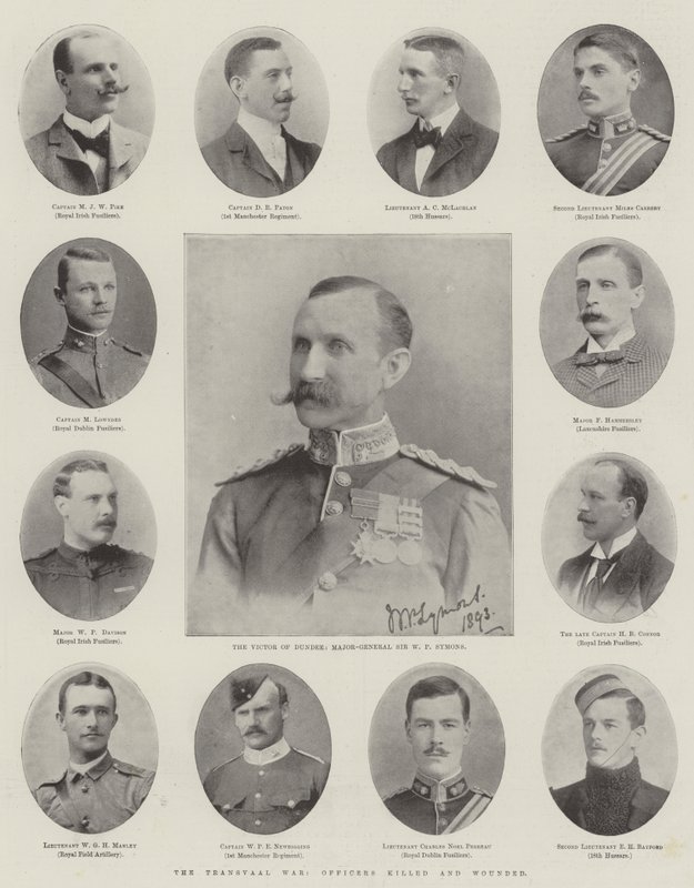 Der Transvaal-Krieg, getötete und verwundete Offiziere von English Photographer