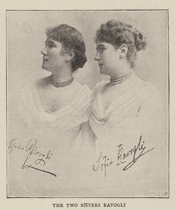 Die zwei Schwestern Ravogli von English Photographer
