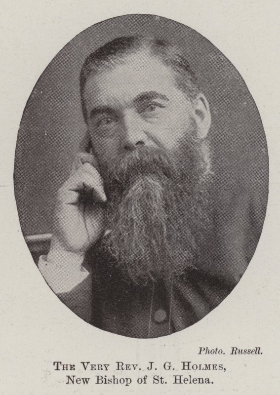 Der sehr ehrwürdige J G Holmes, neuer Bischof von St. Helena von English Photographer