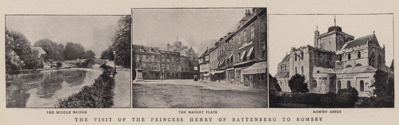 Der Besuch der Prinzessin Henry von Battenberg in Romsey von English Photographer