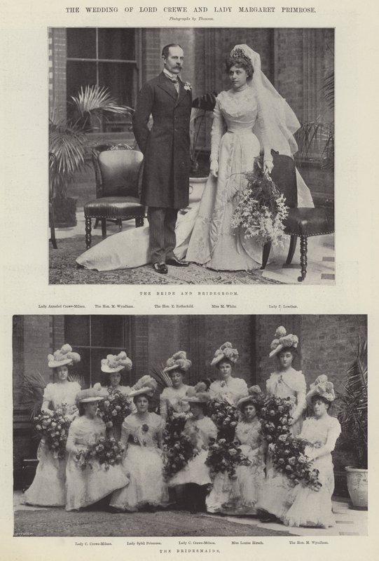 Die Hochzeit von Lord Crewe und Lady Margaret Primrose von English Photographer