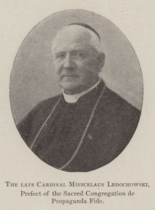 Der verstorbene Kardinal Miescelaus Ledochowski, Präfekt der Heiligen Kongregation de Propaganda Fide von English Photographer
