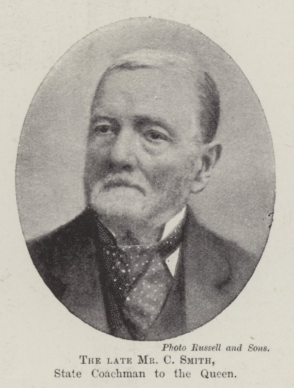 Der verstorbene Mr C Smith, Staatskutscher der Königin von English Photographer