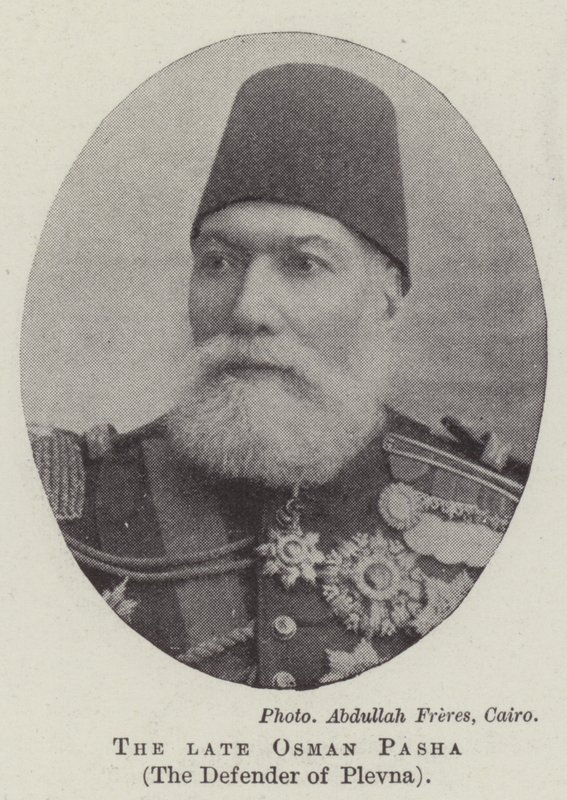 Der verstorbene Osman Pascha, der Verteidiger von Plewna von English Photographer