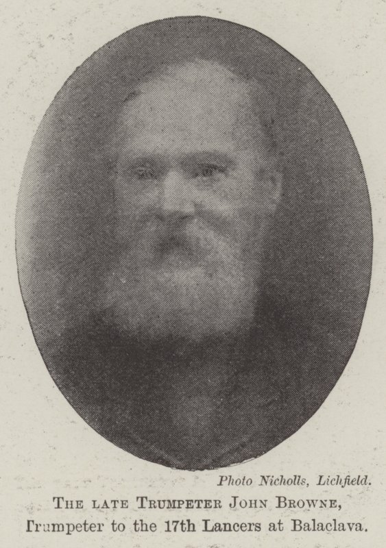 Der verstorbene Trompeter John Browne, Trompeter der 17th Lancers in Balaclava von English Photographer