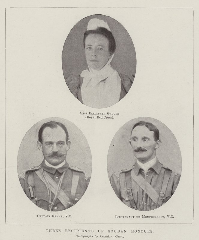 Drei Empfänger von Soudan-Ehrungen von English Photographer