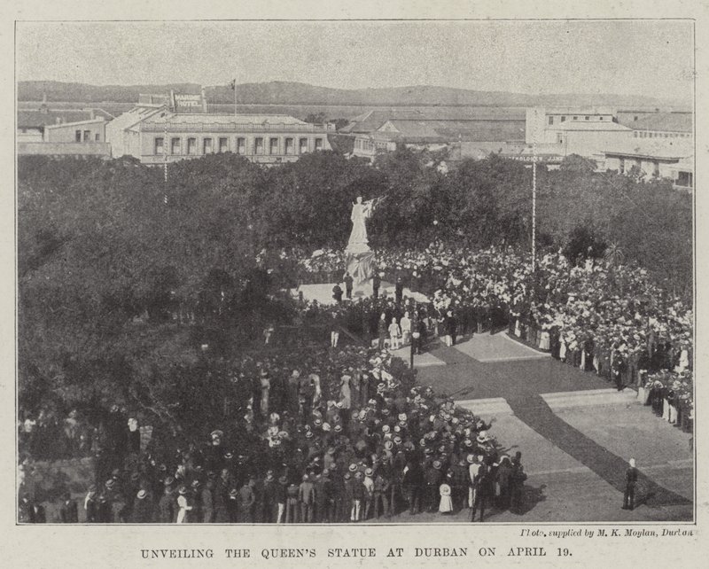 Enthüllung der Königinnenstatue in Durban am 19. April von English Photographer