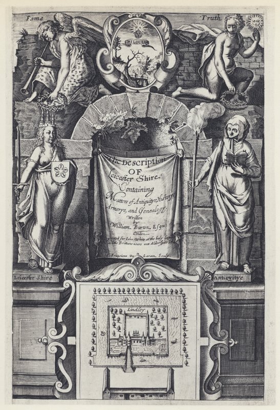 W Burton, Die Beschreibung von Leicester Shire, I White 1622 von English Photographer