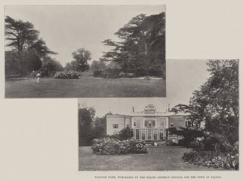 Walpole Park, vom Ealing District Council für die Stadt Ealing gekauft von English Photographer