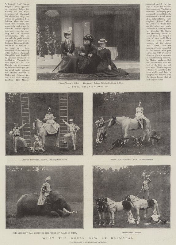 Was die Königin in Balmoral sah von English Photographer