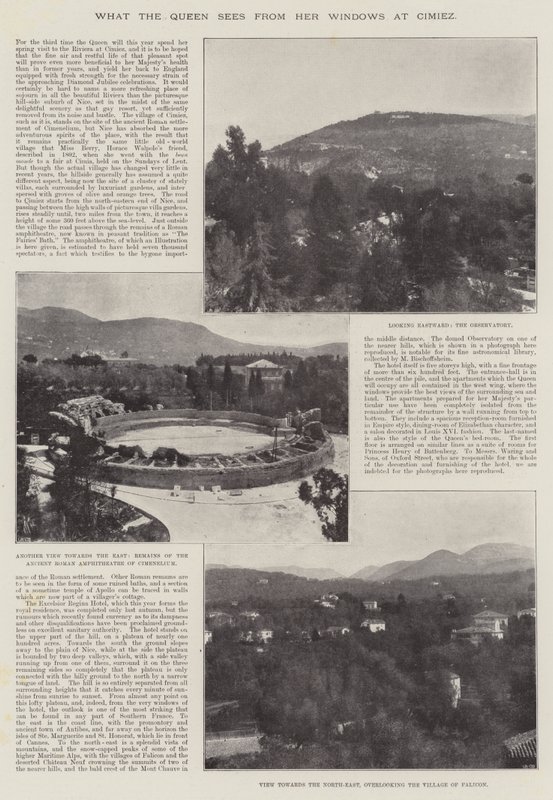 Was die Königin von ihren Fenstern in Cimiez sieht von English Photographer