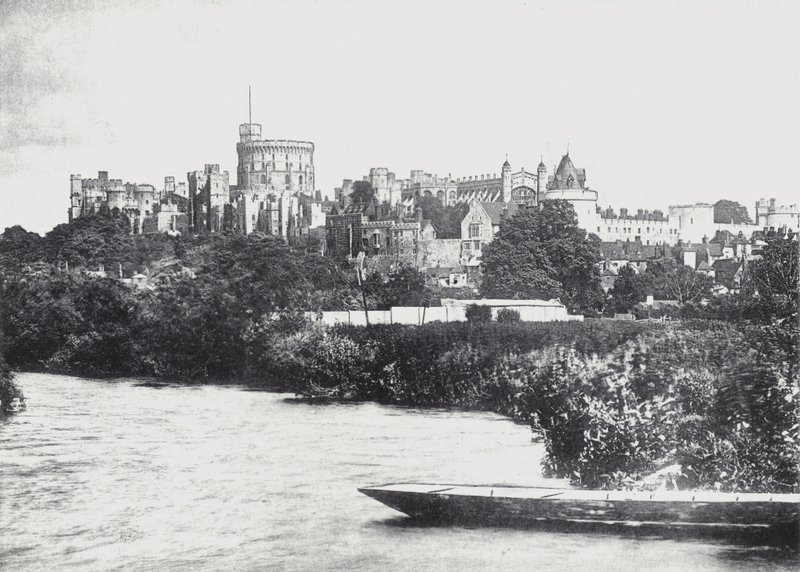 Schloss Windsor von der Themse von English Photographer