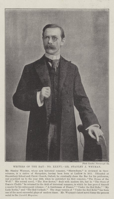 Schriftsteller des Tages, Herr Stanley J Weyman von English Photographer