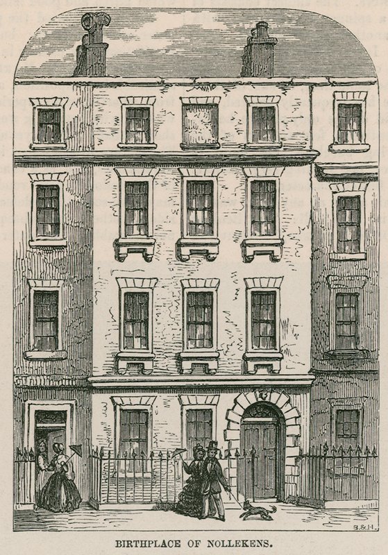 28 Dean Street, Soho, London, Geburtsort des Künstlers Joseph Nollekens von English School