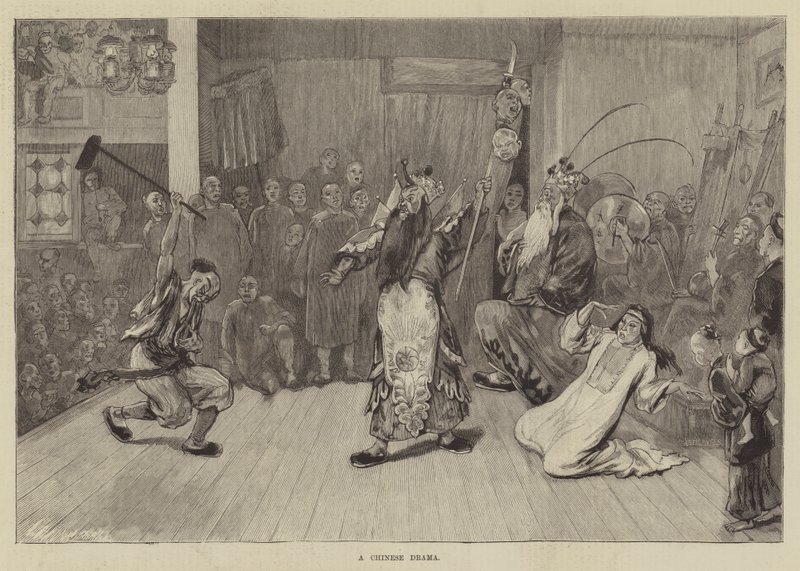 Ein chinesisches Drama (Stich) von English School
