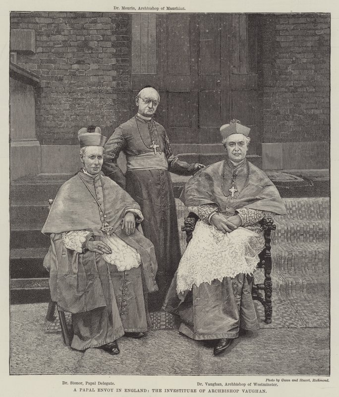 Ein päpstlicher Gesandter in England, die Investitur von Erzbischof Vaughan von English School