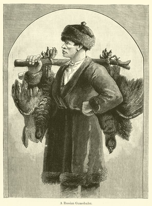Ein russischer Wildhändler (Stich) von English School