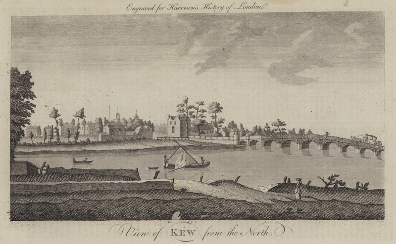 Blick auf Kew von Norden von English School