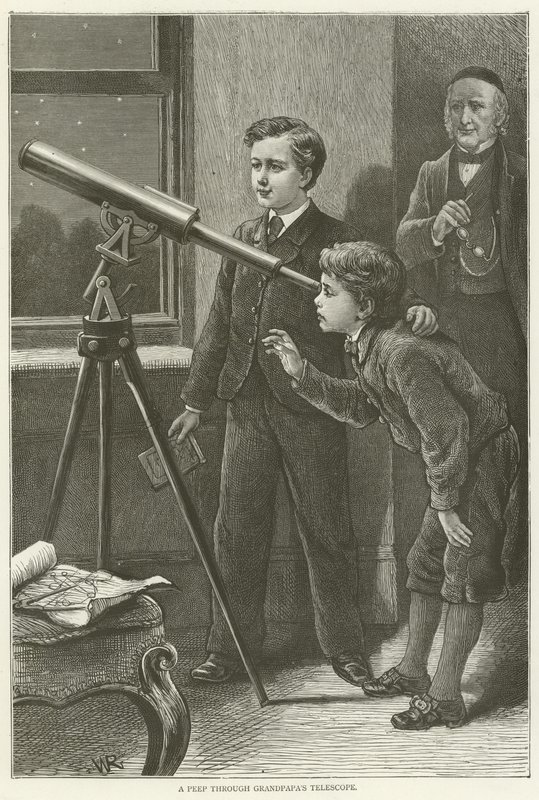 Ein Blick durch Großvaters Teleskop von English School