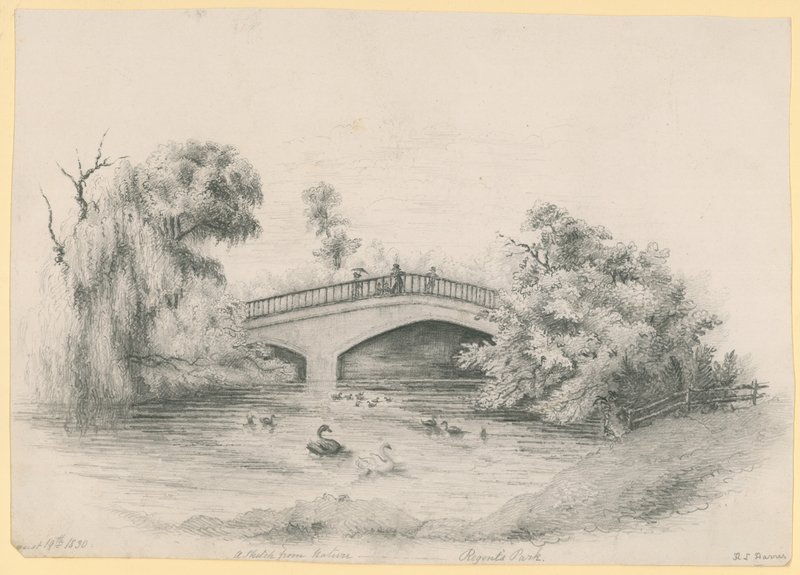 Eine Skizze aus der Natur, Regents Park von English School