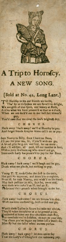 Ein Ausflug nach Hornsey, London; Lied von English School