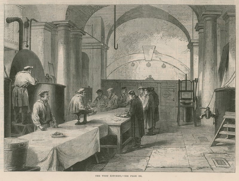 Ein Besuch im Greenwich Hospital: Die Westküche von English School