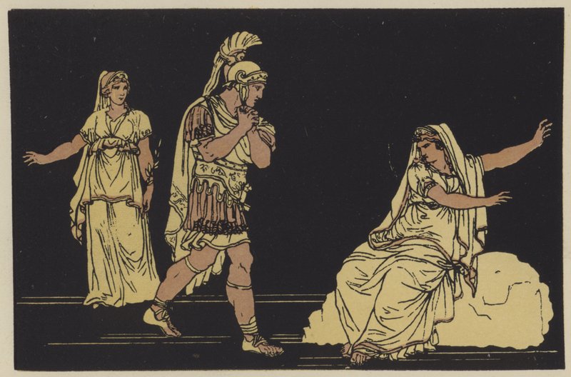 Aeneas und der Schatten von Dido von English School