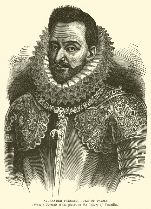 Alexander Farnese, Herzog von Parma (Gravur) von English School