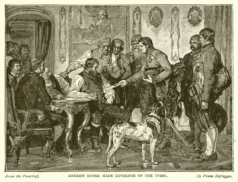 Andrew Hofer, Gouverneur von Tirol von English School
