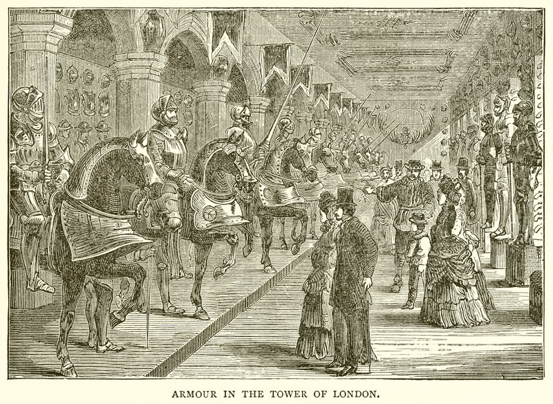 Rüstungen im Tower of London von English School
