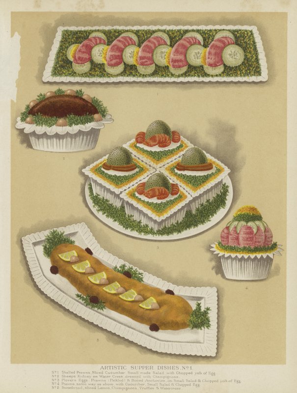 Künstlerische Abendessen von English School