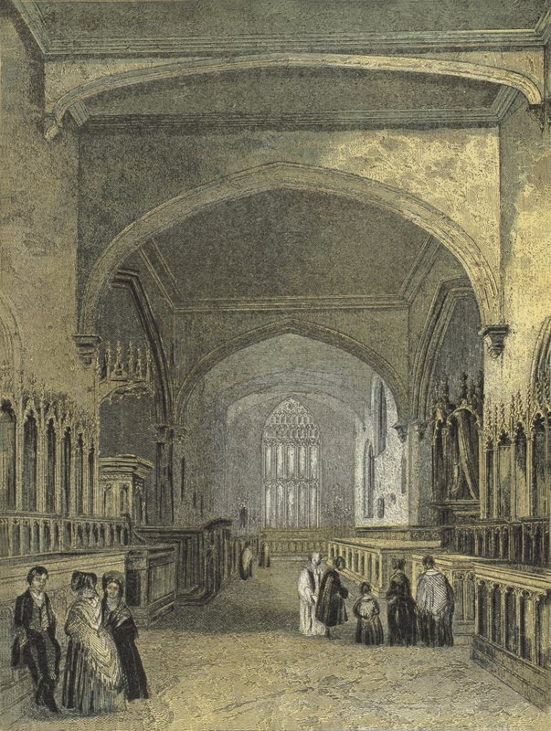 Bangor Kathedrale, der Chor von English School