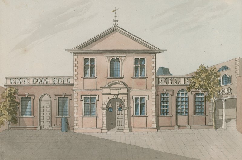 Barber Surgeons Hall, Monkwell Street, London von English School