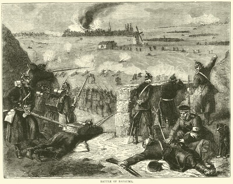 Schlacht von Bapaume, Januar 1871 von English School