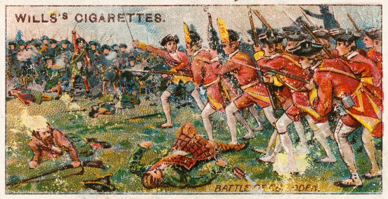 Schlacht von Culloden von English School