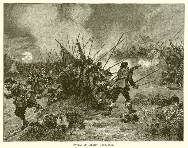 Schlacht von Marston Moor, 1644 von English School