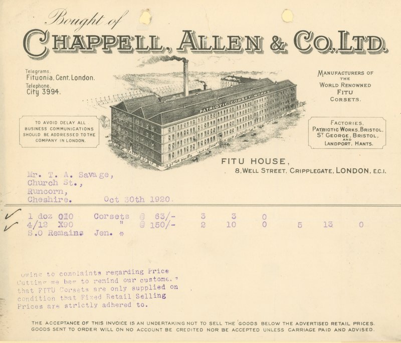 Gekauft von Chappell Allen & Co Ltd von English School