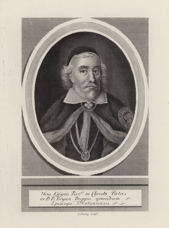 Brian Duppa, Bischof von Winchester (Gravur) von English School