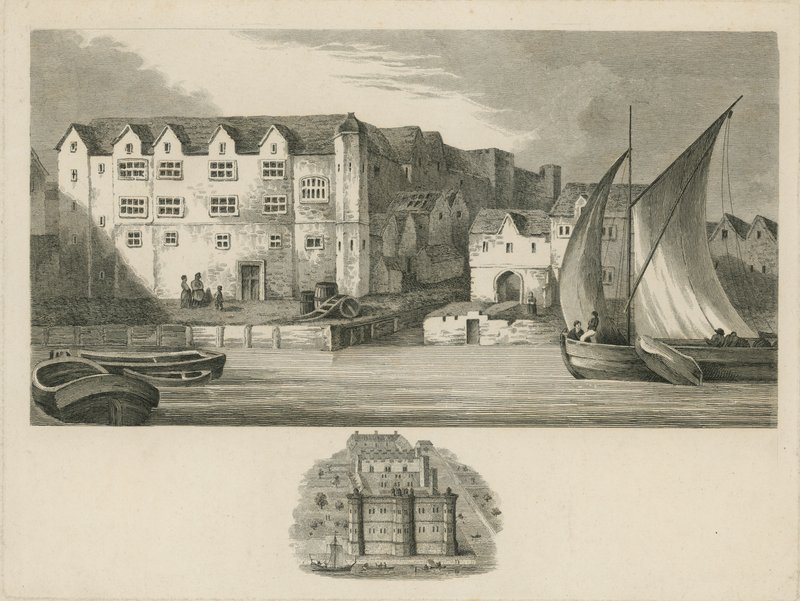 Bridewell Palace am Ufer der Themse von English School