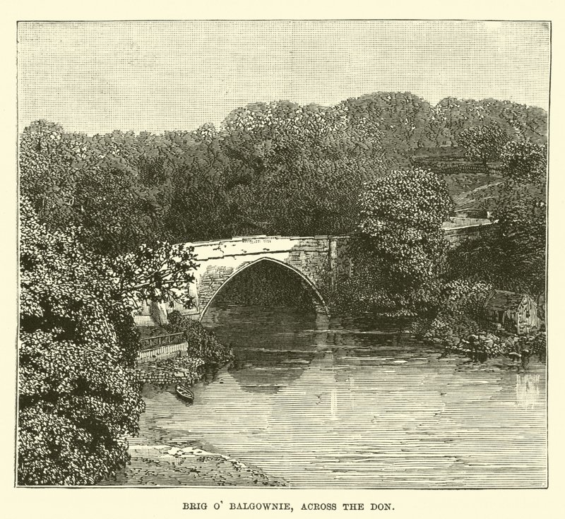 Brig o Balgownie, über den Don von English School
