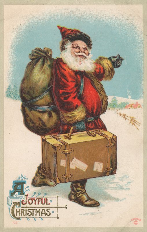 Britische Weihnachtskarte von English School