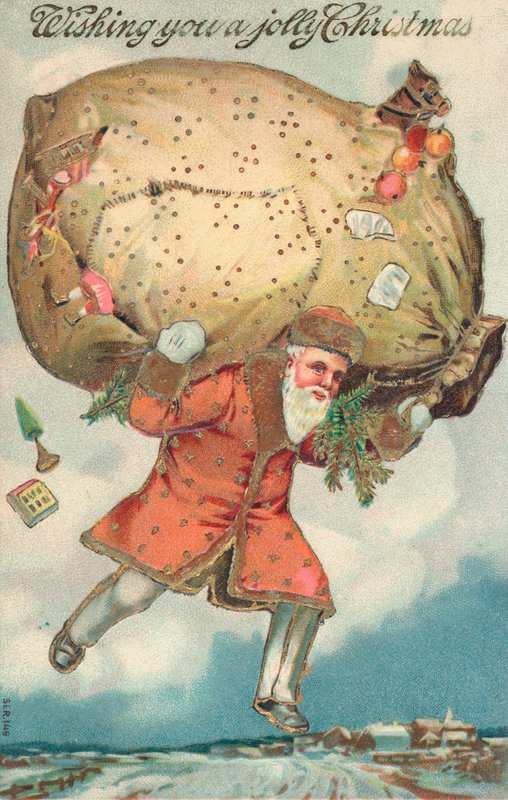 Britische Weihnachtskarte von English School